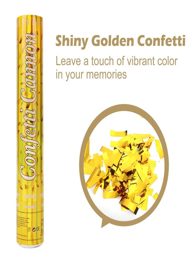 Tamodan 5 Packs Confetti Poppers,12 inch Confetti Cannon,Gold Party Poppers Confetti Shooters for New Year's Eve, Christmas, Birthday,Wedding, Graduationand Any Celebrations. - Image 4