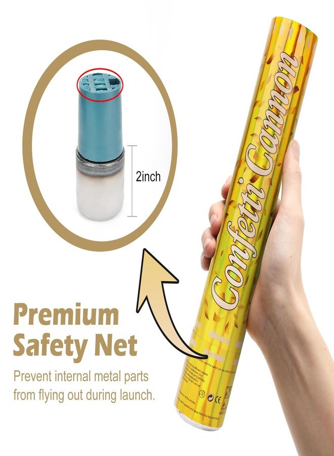 Tamodan 5 Packs Confetti Poppers,12 inch Confetti Cannon,Gold Party Poppers Confetti Shooters for New Year's Eve, Christmas, Birthday,Wedding, Graduationand Any Celebrations. - Image 3