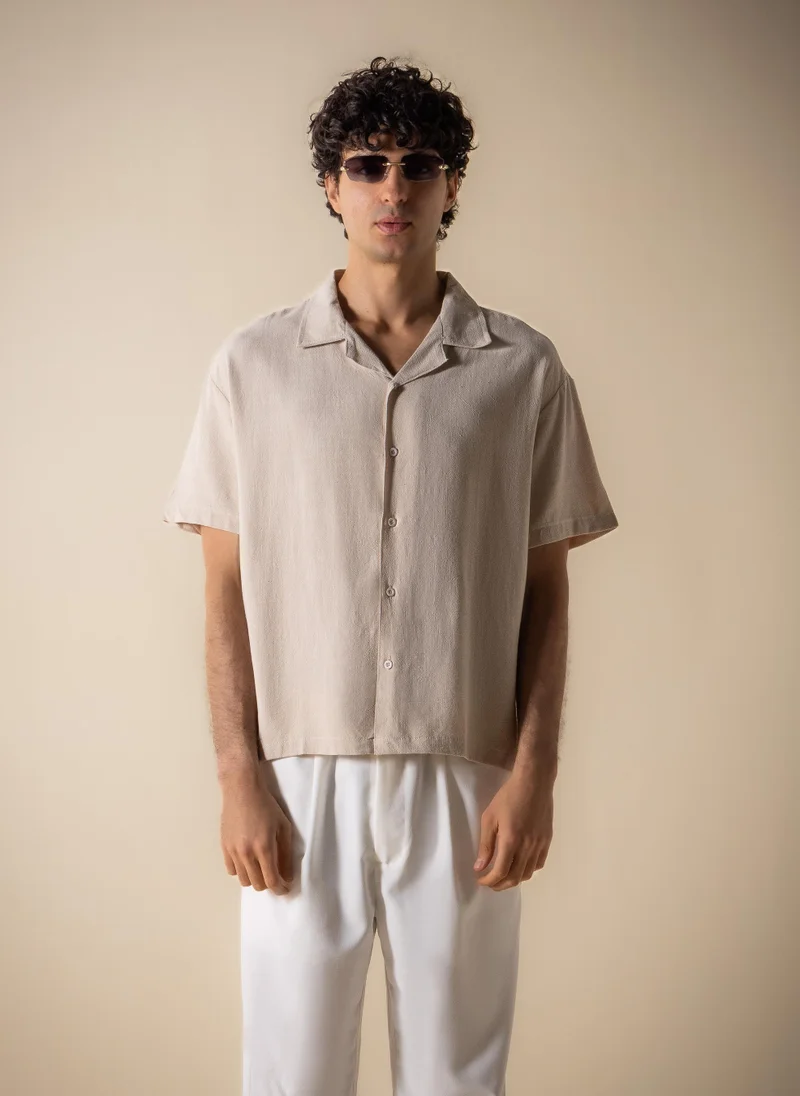 شايبس RELAXED FIT COTTON SHIRT