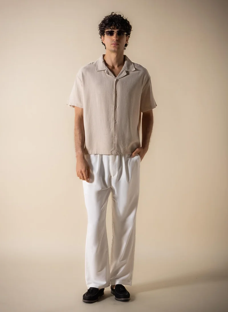 شايبس RELAXED FIT COTTON SHIRT