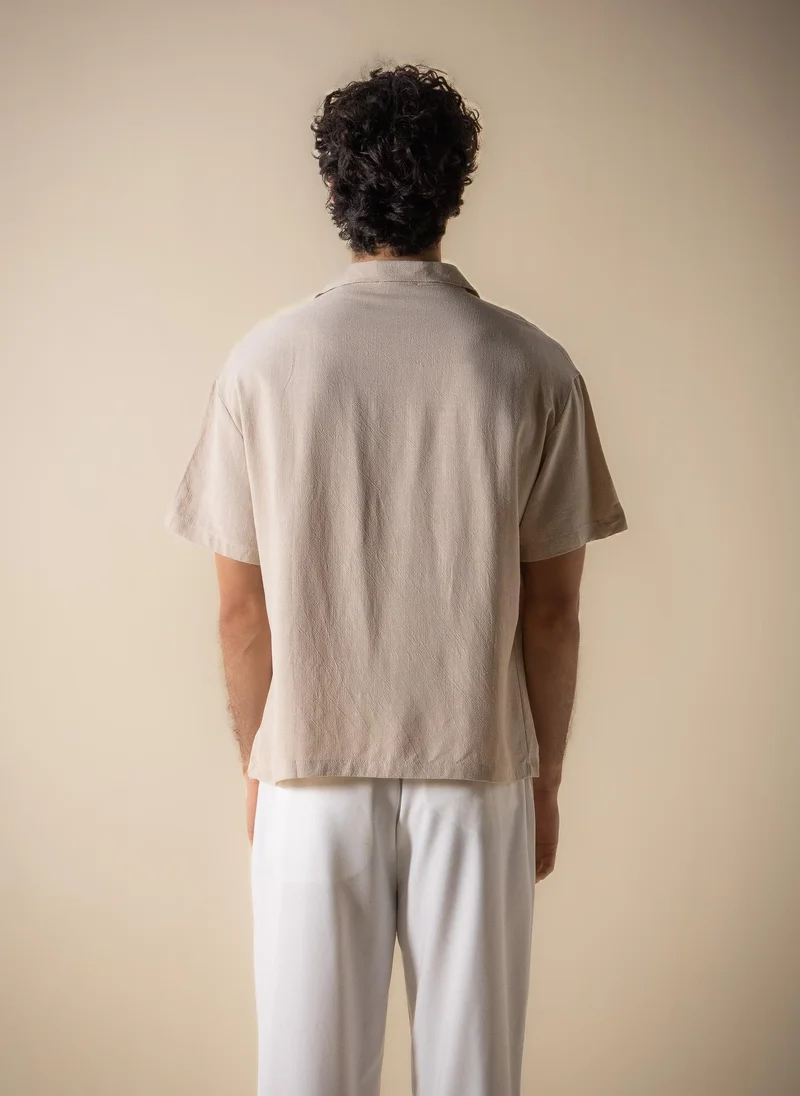 Shapes  RELAXED FIT COTTON SHIRT for Men | Best Price UAE