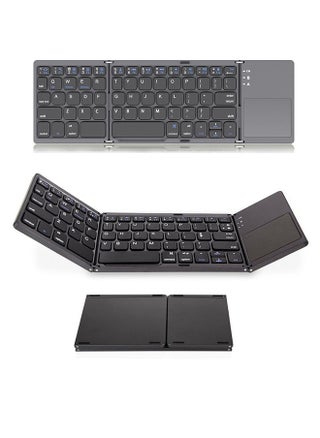 Foldable Bluetooth Keyboard with Touchpad, Rechargeable Ultra Slim Mini Pocket Folding Keyboard, Wireless Portable Keyboard Compatible With Android, iOS, Windows System, Mobilephone, Tablet, Laptop Device - pzsku/Z6C6AAF82B0E5E95616EDZ/45/1746223976/e3ce7574-110a-471b-b2c5-94cb181067cd