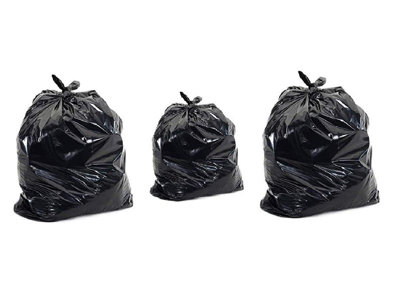 Clean India Garbage Bags/Dustbin Bags, Medium (19X21 Inches) 30 Bags X 3 Packets (M (90 Piece Bags)), Plastic, Black - Image 5