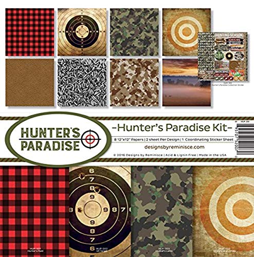 Reminisce HUP-200 Scrapbook Hunter's Paradise Collection Kit Small - Image 5