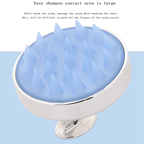 Scarlet Line Hair Scalp Massager Shampoo Brush Ultra Soft Silicone Bristles Exfoliating Ergonomic Scrubber Comb for Dandruff Removal, Hair growth - Image 5