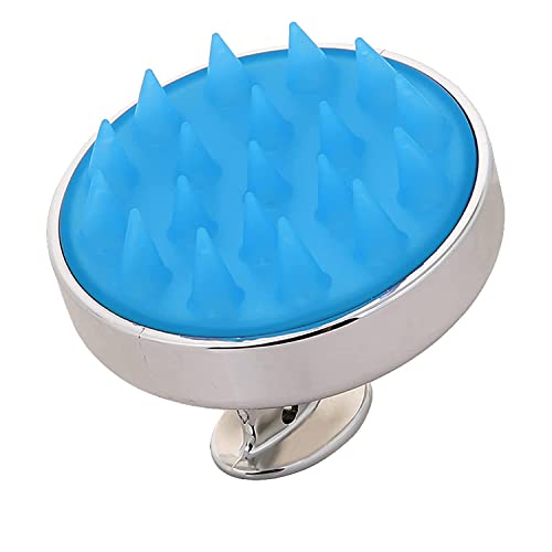 Scarlet Line Hair Scalp Massager Shampoo Brush Ultra Soft Silicone Bristles Exfoliating Ergonomic Scrubber Comb for Dandruff Removal, Hair growth - Image 1