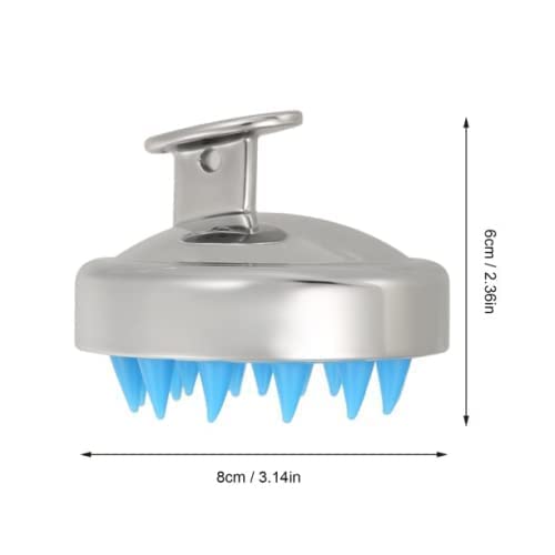Scarlet Line Hair Scalp Massager Shampoo Brush Ultra Soft Silicone Bristles Exfoliating Ergonomic Scrubber Comb for Dandruff Removal, Hair growth - Image 3