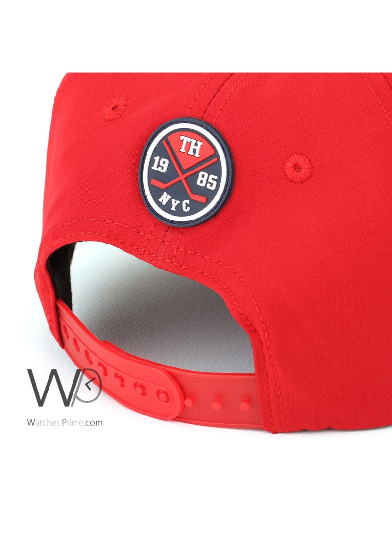 Tommy Hilfiger Plus Tommy Hilfiger New York Red Blue Baseball Cotton Cap  - Image 3