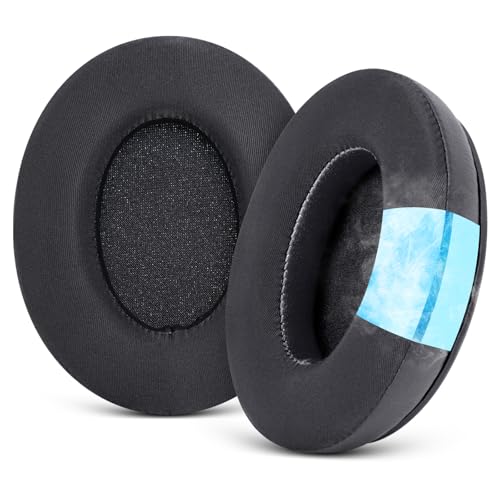 G GVOEARS Cooling Gel Replacement Earpads Cushions for HyperX Cloud/Alpha, Audio Technica M50X/M40X, Turtle Beach Stealth 400/600, Sony MDR 7506 & More - Ear Pads with Memory Foam & Added Thickness & Soft - Image 1