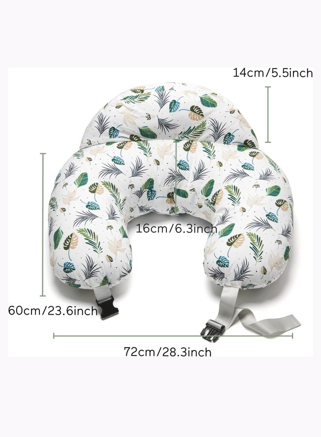 Aissiora Breastfeeding pad Nursing Pillow Nursing pad Multifunctional Baby Feeding Pad Infant Feeding Support Pad Lumbar support Relieves lower back pain Removable and washable - Image 2