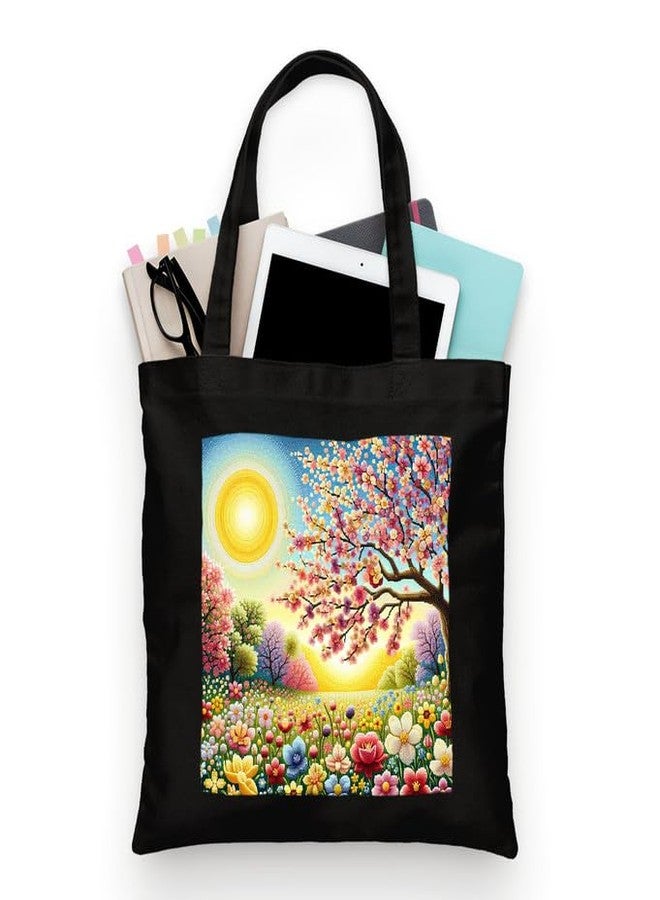 PrintingZone Printed Tote Bag For Women| Stylish Typography Print Canvas Tote Bag - Girls’ College Bag - Image 1