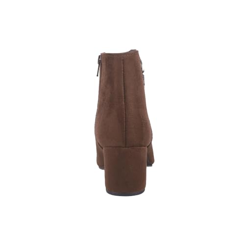 Metro Women Brown Suede Leather Classic Ankle Length Boot UK/3 EU/36 (31-66) - Image 5
