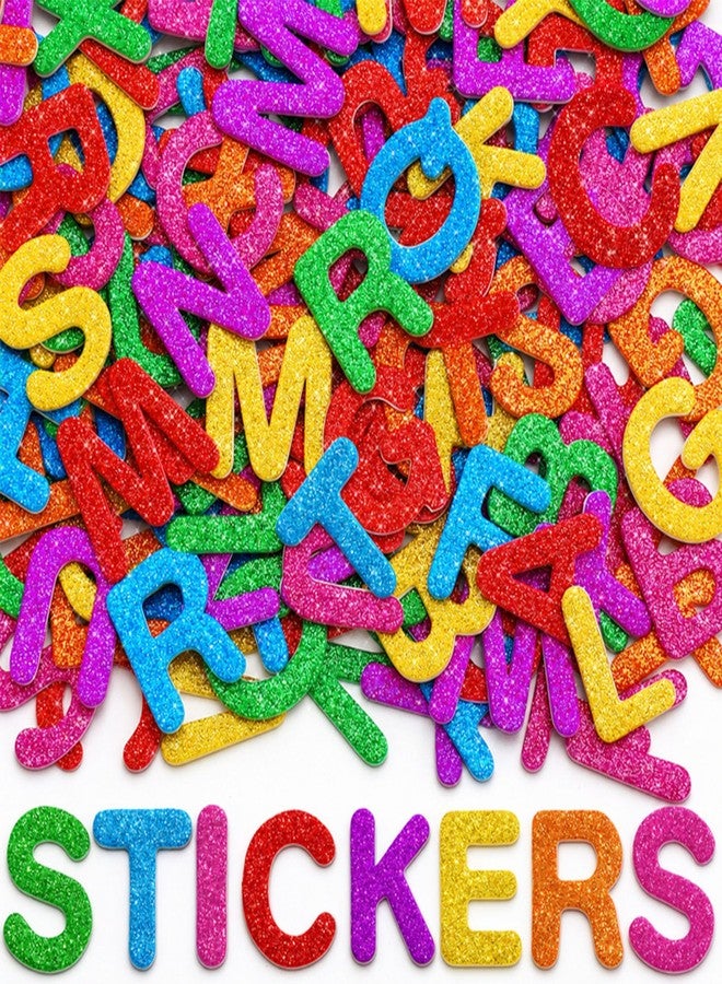 Natonhi 546Pcs Glitter Foam Letter Stickers, 3 Size 7 Colors 3D Self-Adhesive EVA ABC Alphabet Stickers for Kids Crafts, School Projects, Scrapbooking, Card Making and Party Decorations - Image 1