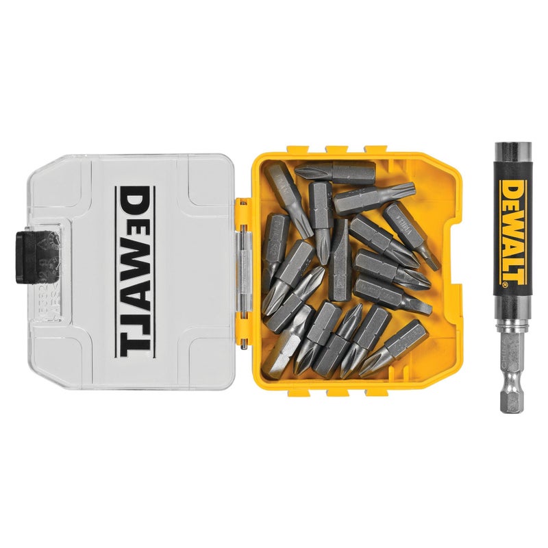 DEWALT 18 pc Compact Magnetic Drive Guide Set Yellow DWAF2058CS - Image 1