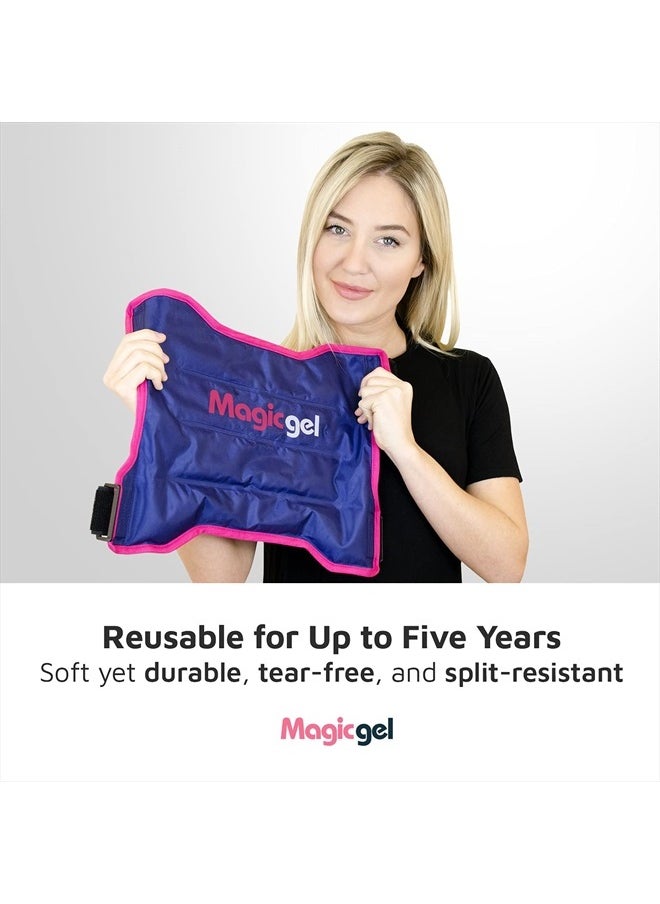 Magic Gel Reusable Cold Pack for Hip Bursitis, Replacement Surgery and Hip Flexor Pain. Ice Pack Wrap for Inflammation, Swelling Relief (by Magic Gel)  - Image 5