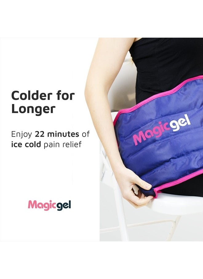 Magic Gel Reusable Cold Pack for Hip Bursitis, Replacement Surgery and Hip Flexor Pain. Ice Pack Wrap for Inflammation, Swelling Relief (by Magic Gel)  - Image 2