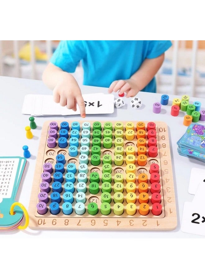 Chocozone Multiplication Board Game With Flash Cards & Table Recites Learning Toys For 6 + Years Old Boys & Girls Educational Games - Image 4