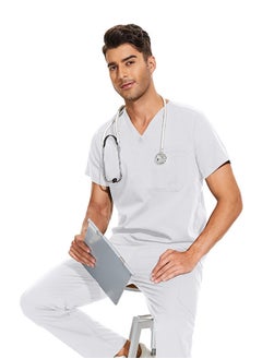 Gasin Men's Medical Scrubs Surgical Gown Suit Doctor  - Image 1