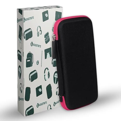 GadgetBite EVA Pencil Case Pen Pouch Holder Bag Stationery Box Large Storage EVA Hard Shell for School Supplies Office Stuff (Medium)-Pink - Image 2