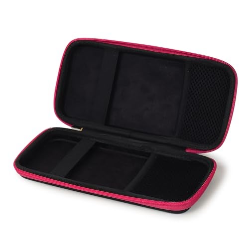 GadgetBite EVA Pencil Case Pen Pouch Holder Bag Stationery Box Large Storage EVA Hard Shell for School Supplies Office Stuff (Medium)-Pink - Image 3
