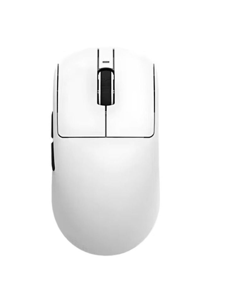 في اكس اي فأرة في إكس إي آر آي برو اللاسلكية بلوتوث خفيفة الوزن تعمل لمدة 75 ساعة متواصلة مع 80 مليون نقرة، سرعة ذكية، تأخير منخفض، مناسبة للألعاب، قابلة لإعادة الشحن، بيكس آرت PAW3395، باللون الأبيض - Image 1