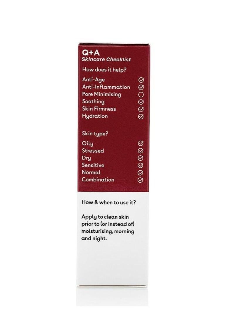 Q+A Q+A Hyaluronic Acid Serum for Face Rejuvenates, Moisturizes and Enhances Skin with Anti-Aging and Anti-Wrinkle Properties-30ml  - Image 2