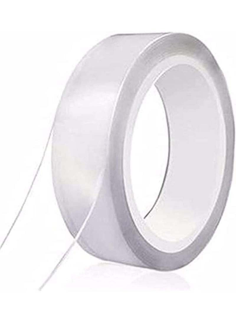Transparent Double-Sided Nano Gel Grip Tape – 1 Meter - Image 1