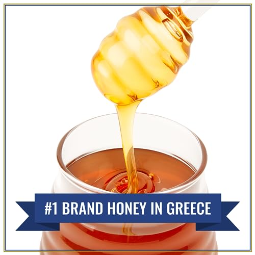 Attiki Pure Greek Honey with Wild Flora and Thyme Perfect for Baking Cooking Lemonade and Tea 16 oz 453 grams Glass Jar - Image 5