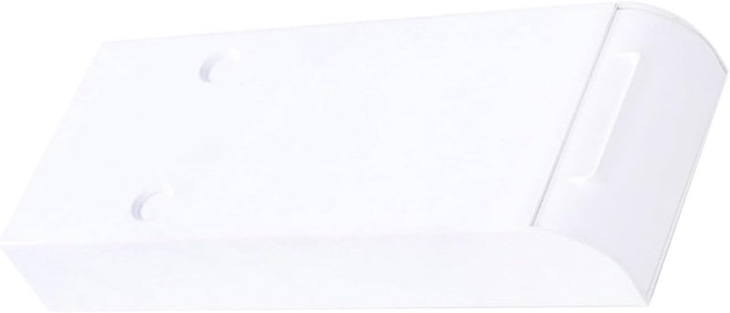 White Adhesive Pen Barrel Holder Under Desk Stationery Organizer Case - Image 1