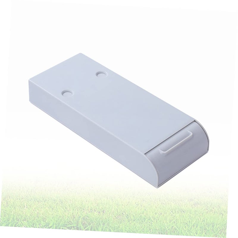 White Adhesive Pen Barrel Holder Under Desk Stationery Organizer Case - Image 4