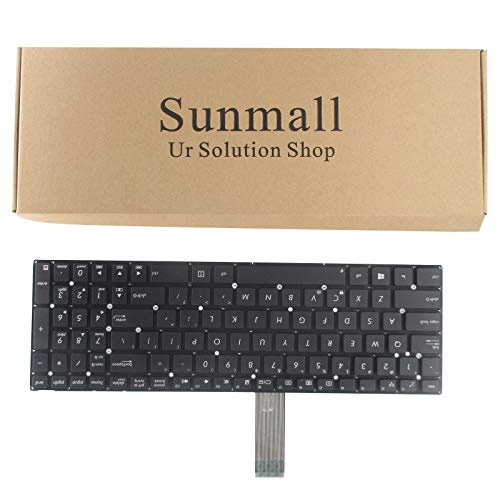 SUNMALL Keyboard Replacement Compatible with ASUS R510l X550 X550ca K550 X552l Series Laptop Black US Layout - Image 1