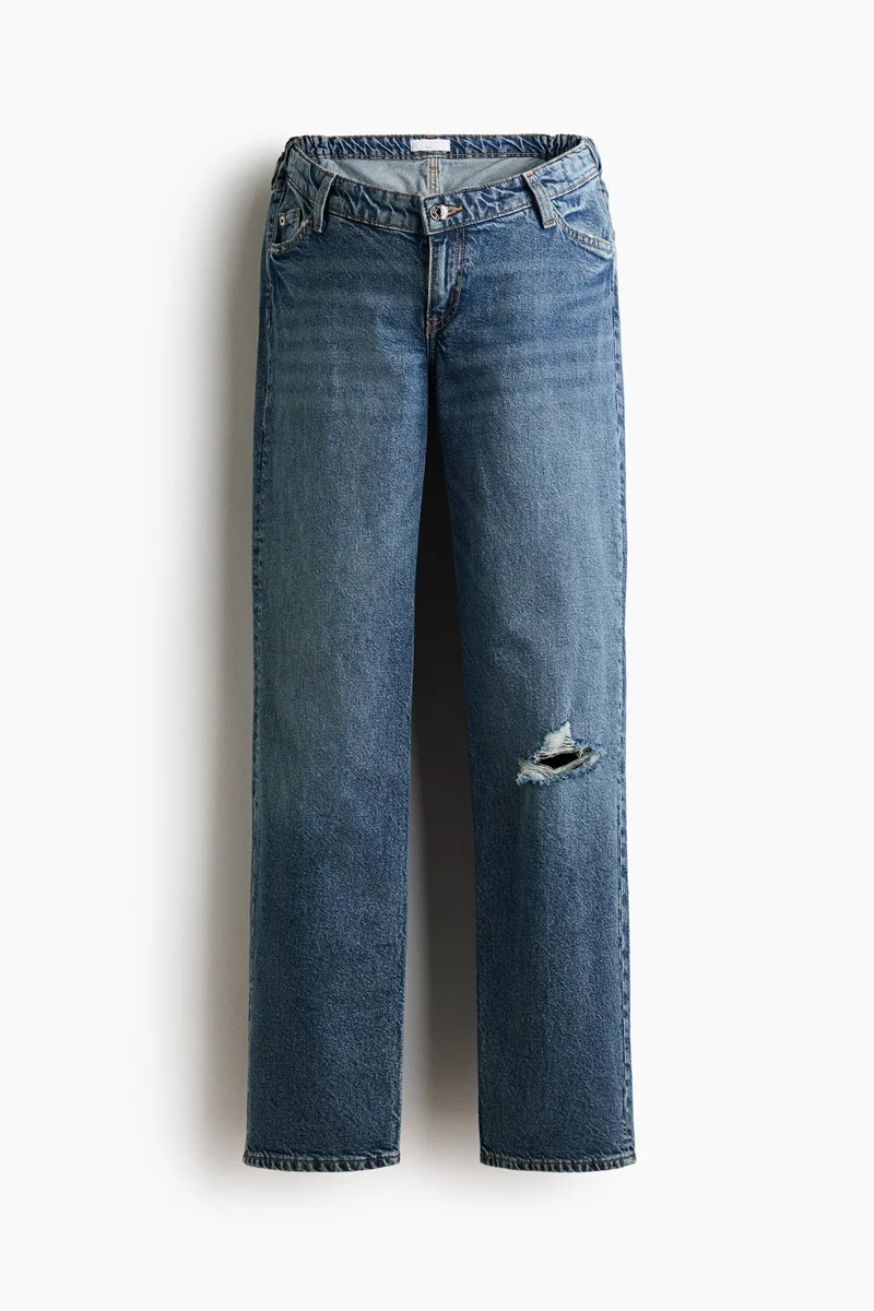 H&M  MAMA Straight Low Waist Jeans for Women | Best Price UAE
