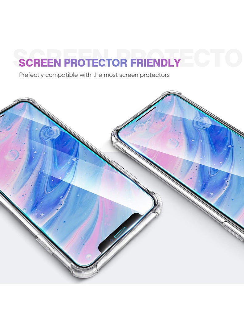 رفع القضية جراب شفاف لهاتف Apple iPhone 11 Pro، غطاء هاتف محمول من مادة TPU ممتص للصدمات مع زوايا معززة، جراب واقٍ مرن ناعم وشفاف للغاية - Image 5