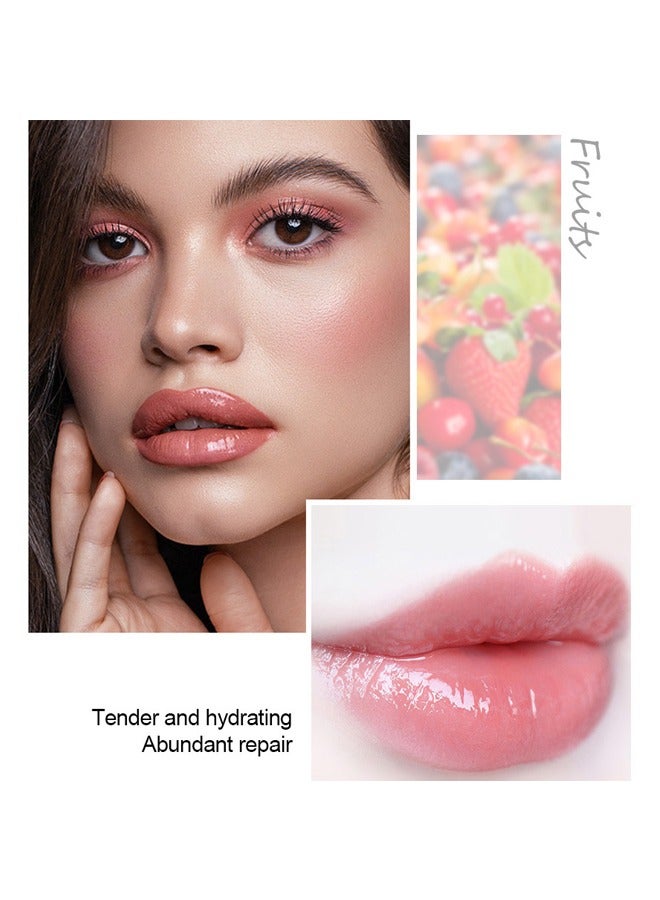 Dragon Ranee Fruit Lip Oil- Set 4PCS, Long Lasting Moisturizing Lip Balm, Roll-On Lip Gloss, Fruity Flavor Glossy Lip Make up for All Ages, Transparent Lip Gloss，Lips Gift Sets - Image 4