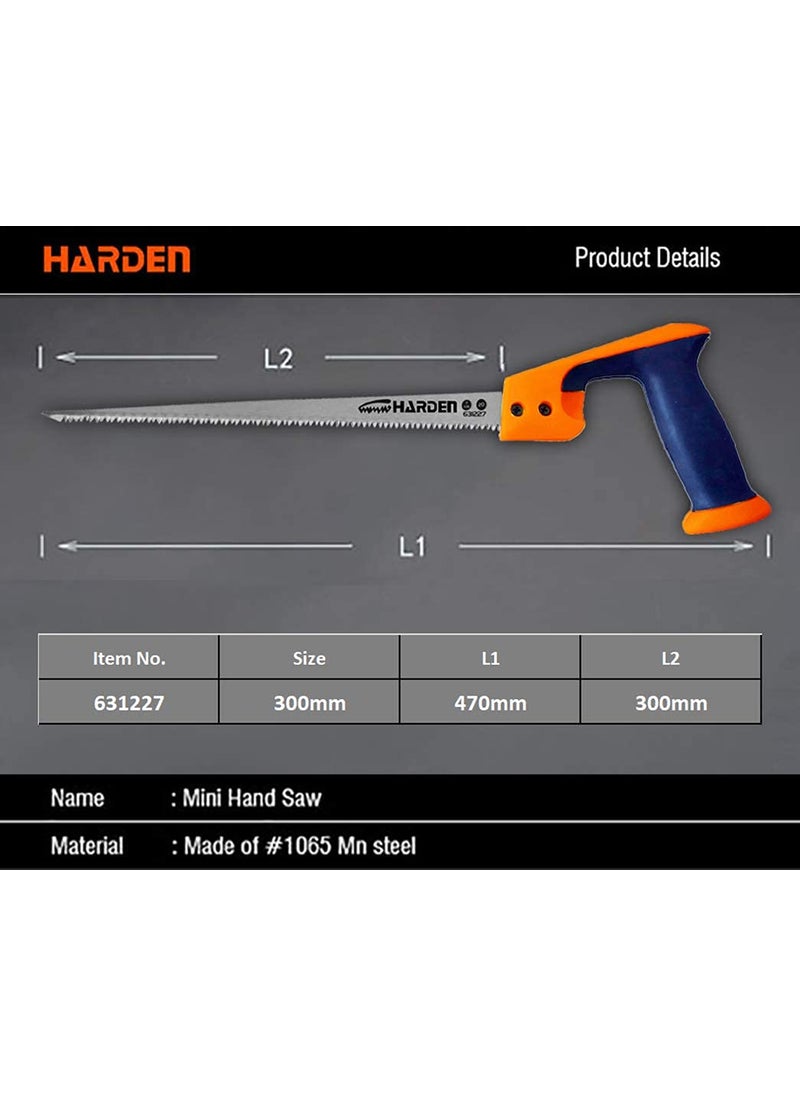 Harden Harden 300mm Hand Saw for Wood 631227b  - Image 3