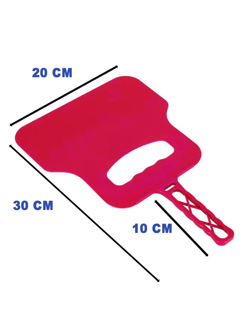 توشيونيكس مروحة نفخ اللهب للشواء والتخييم والطهي في الهواء الطلق - صغيرة الحجم، متينة، سهلة الاستخدام، مصنوعة من بلاستيك عالي الجودة، ألوان متنوعة (30×20×10 سم، عبوة من قطعة واحدة) - Image 2