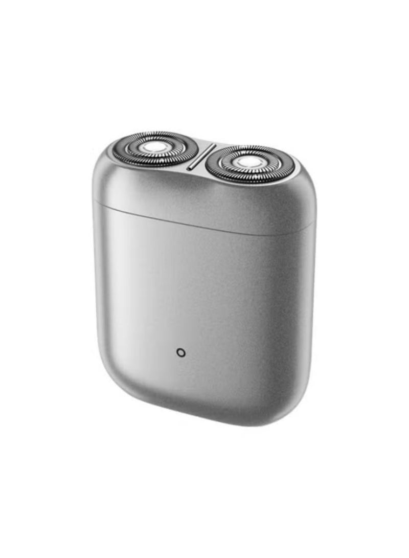 Xiaomi Electric Shaver S200 for Men – Rechargeable Cordless Razor with Dual Blade System, Wet & Dry Use, Fast Charging, IPX7 Waterproof Design, Ergonomic Grip, Travel-Friendly Electric Shaving Kit – Silver | S200 - Image 3
