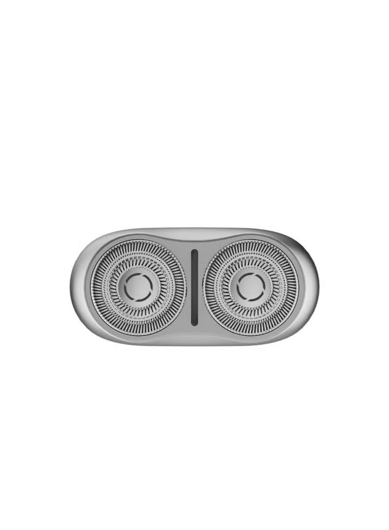 Xiaomi Electric Shaver S200 for Men – Rechargeable Cordless Razor with Dual Blade System, Wet & Dry Use, Fast Charging, IPX7 Waterproof Design, Ergonomic Grip, Travel-Friendly Electric Shaving Kit – Silver | S200 - Image 2