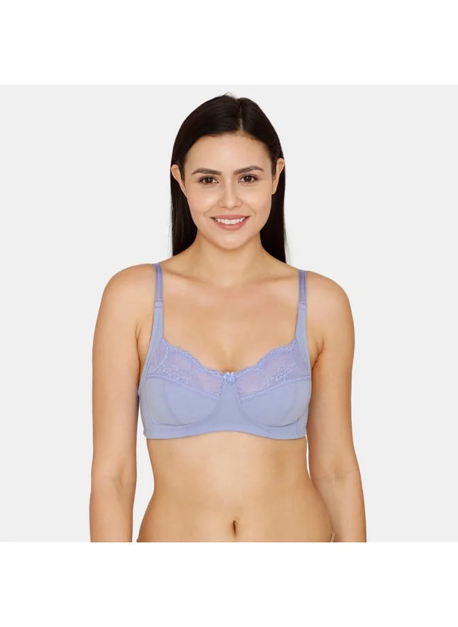 zivame Zivame Lace Bra with Hook and Eye Closure