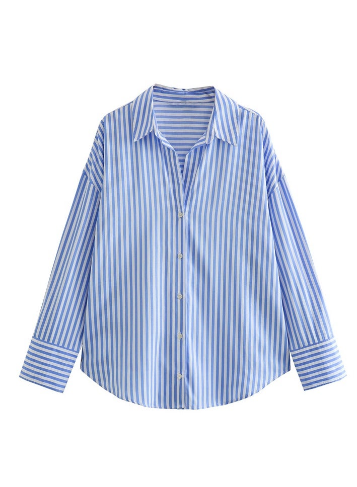 Shougu New Women's Fashion Casual Texture Shirt - Image 1