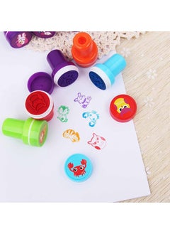 Generic 26-Piece Animals Stamps for Kids, Self Inking Cute Stamps Washable Stamper Toys for Children Crafts Party Favor School Prizes Birthday Gift and Learn Props Birthday Gift Party Supplies Goodie Bag Prizes Classroom Rewards Filler Arts and Crafts for Kids  - Image 2