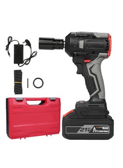 21V Cordless Impact Wrench Max Torque 350N.m, Brushless Impact Driver 1/2 Inch, Household Electric Impact Wrench with 4.0Ah Battery and Fast Charger & Stepless Speed Adjustment
