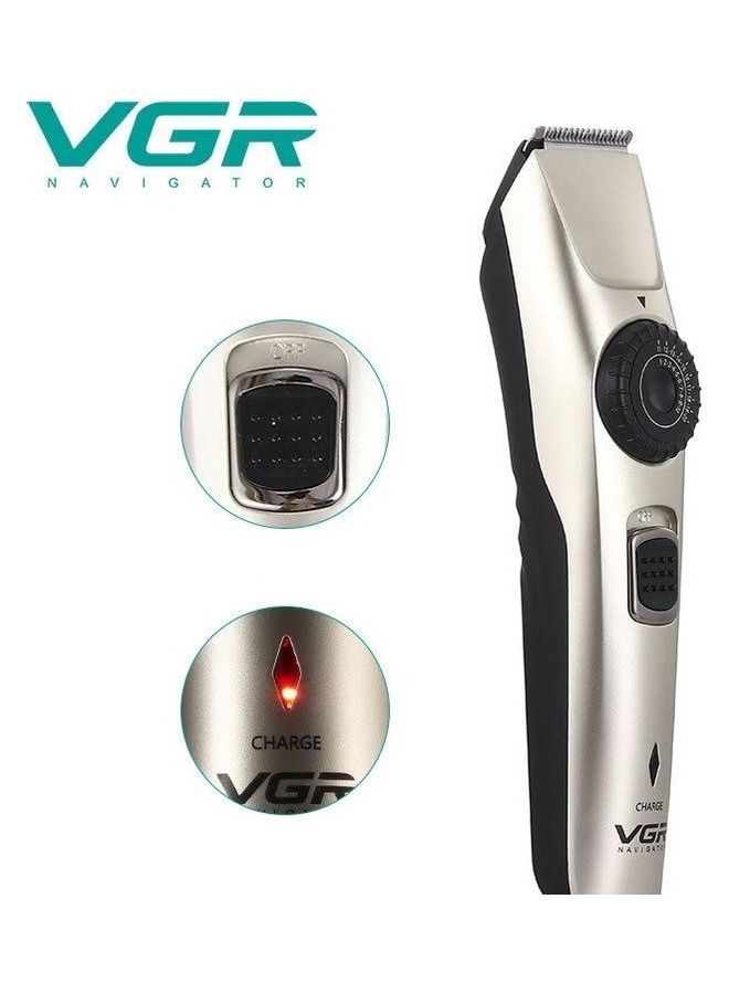 VGR V-031 Professional Hair Trimmer Gold/black 15cm - Image 3