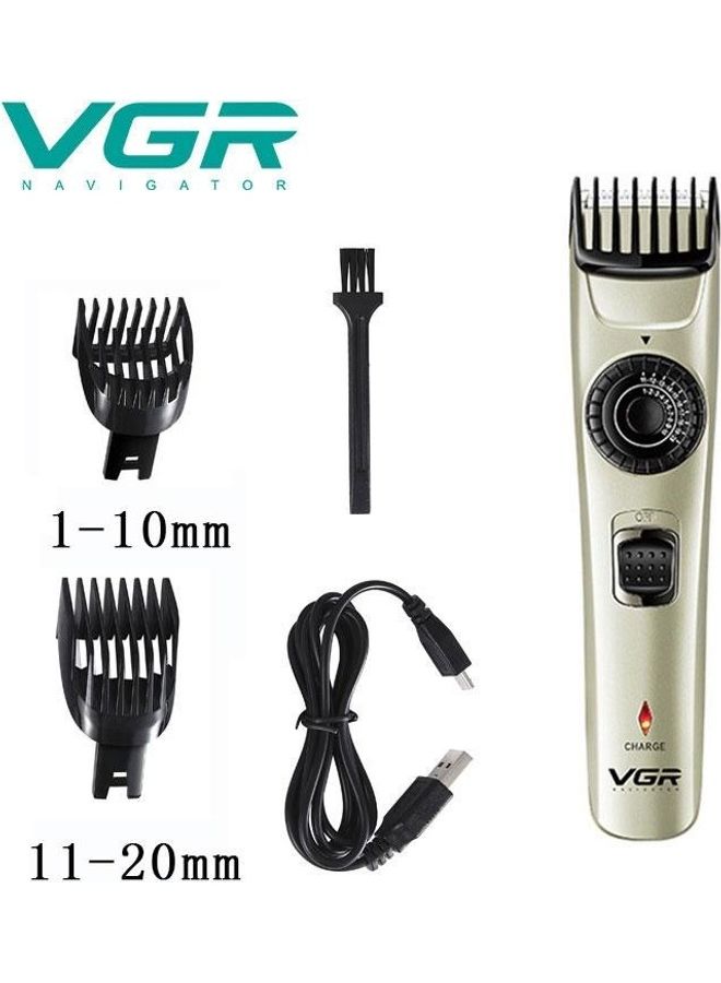 VGR V-031 Professional Hair Trimmer Gold/black 15cm - Image 5