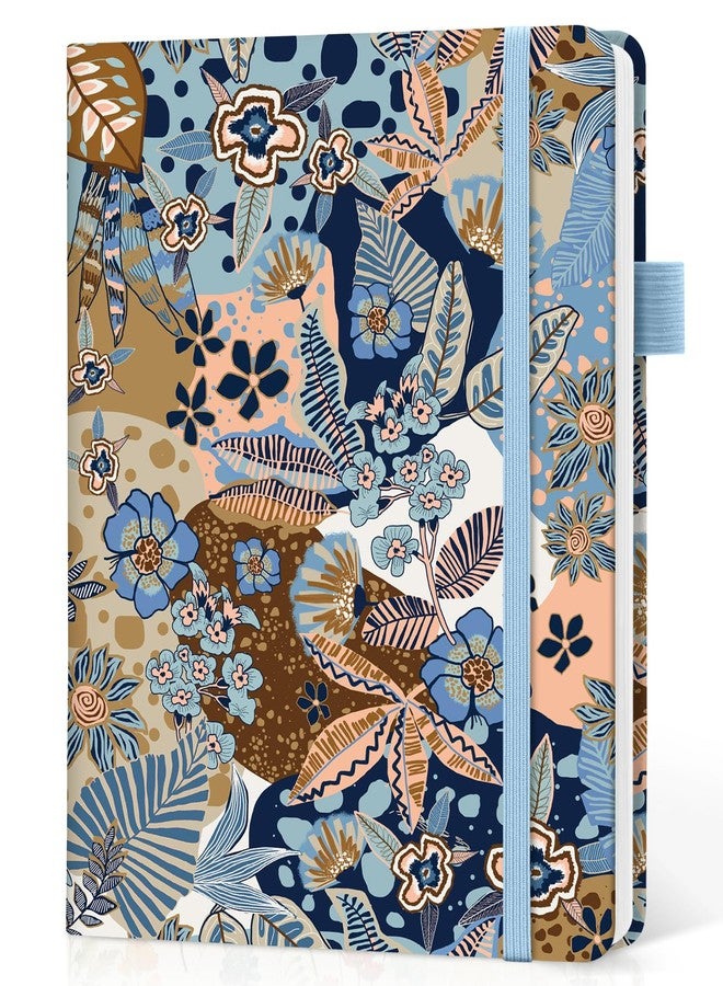Taja Bullet Dotted Journal Notebook for Women & Men, Hardcover Leather Journal for Writing, A5 Bullet Journaling Notebook for Work & Sketching, Perfect for Office School Home Supplies, 160 Pages, Lineage Flora - Image 1