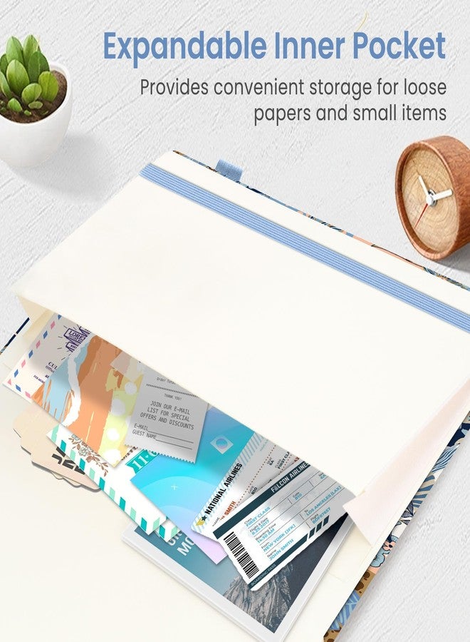 Taja Bullet Dotted Journal Notebook for Women & Men, Hardcover Leather Journal for Writing, A5 Bullet Journaling Notebook for Work & Sketching, Perfect for Office School Home Supplies, 160 Pages, Lineage Flora - Image 5