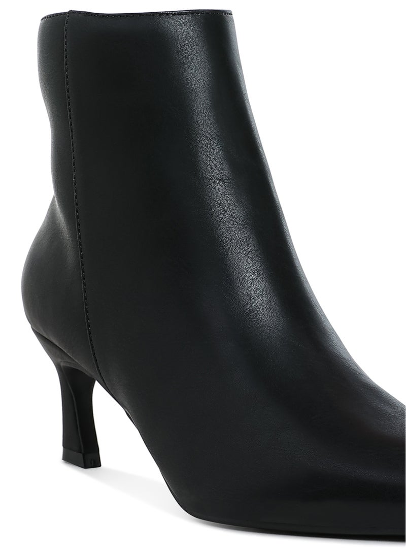 London Rag Women's Faux Leather Ankle Boots in Black - Image 5