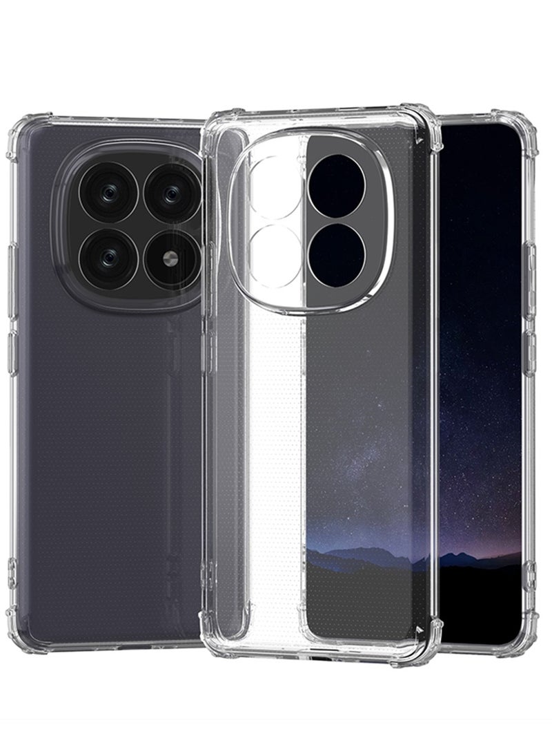 TEXEEM Case for Redmi Note 15 Pro+ 5G, Crystal Clear Shockproof Transparent Soft TPU Bumper Cover with 4-Corner Airbag Protection - Image 1