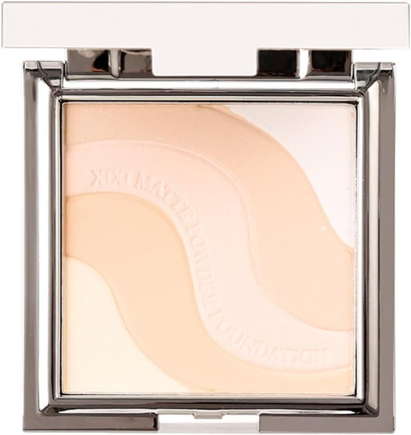 5IN1 Compact Powder Palette Fixing Powders mattifying color correction Fixing Pulver Face Makeup Finishing Powder Light flawless for fixations with mirror 02