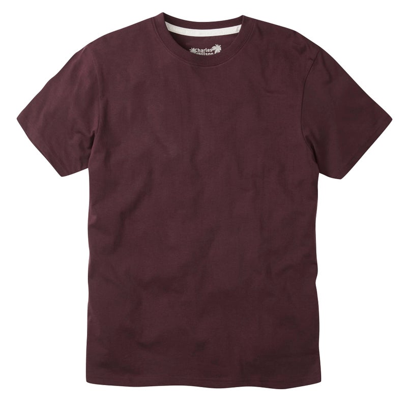 Charles Wilson Men's 5 Pack Midweight Crew Neck T-Shirt (Medium, Dark Classics) - Image 3